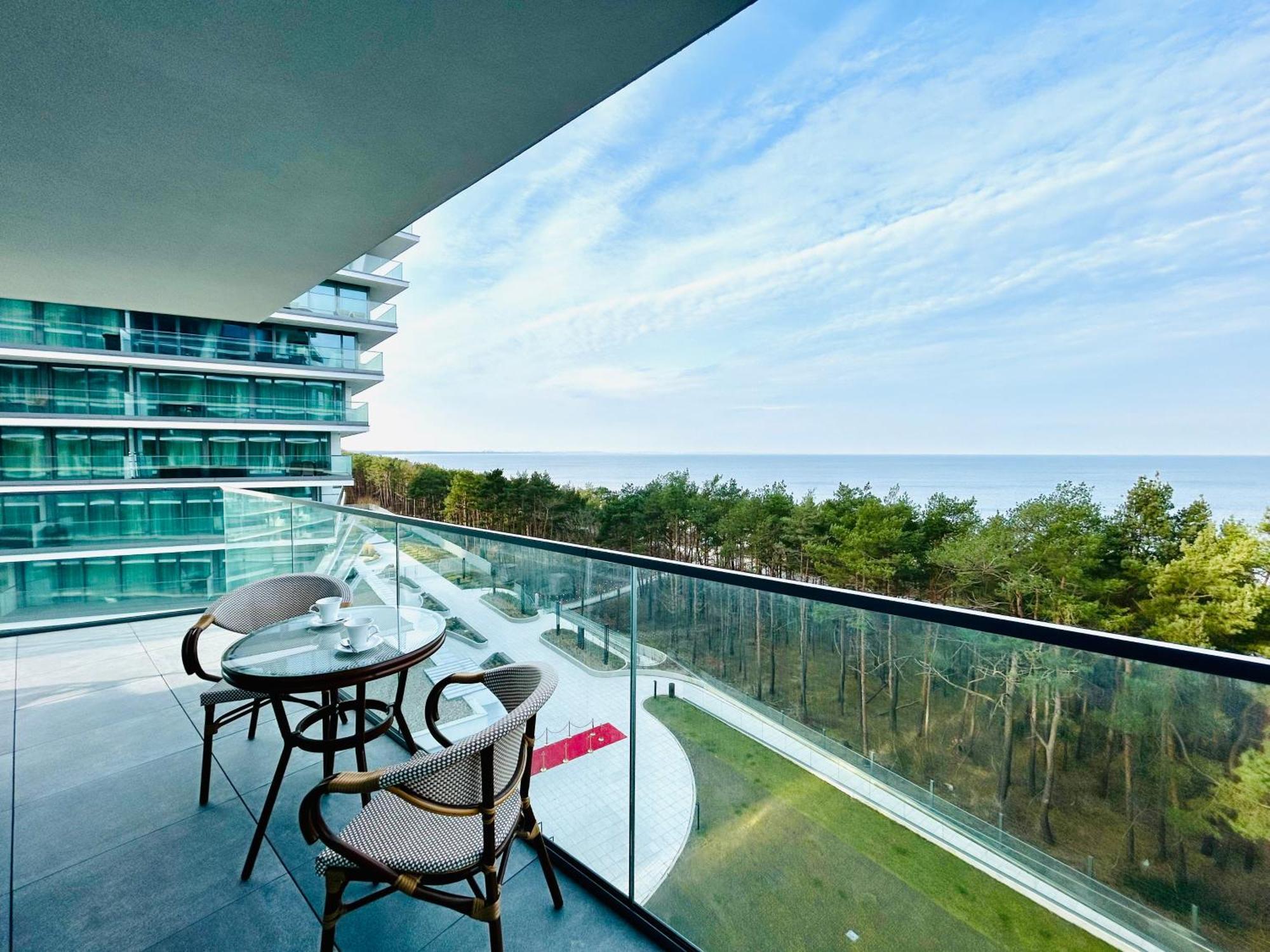 Wave - Aurum II Apartment - Front Sea View Miedzyzdroje Ngoại thất bức ảnh